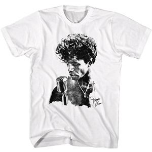 James Brown On The Microphone T Shirt